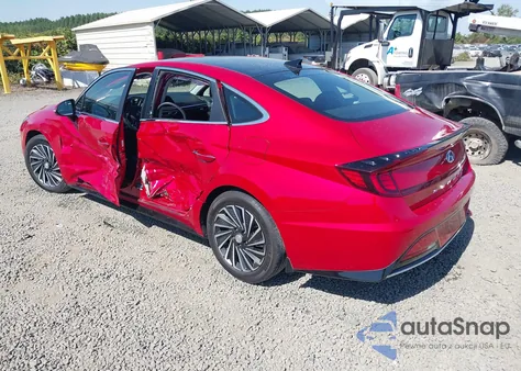 2020 Hyundai Sonata Hybrid Limited из США, поврежденный, VIN KMHL54JJ8LA009455